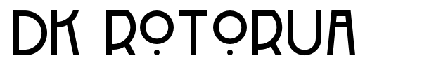 DK Rotorua font preview